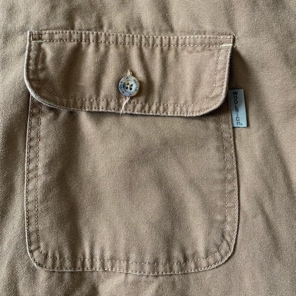 Woolrich Men’s Sherpa lined canvas shirt jacket - Picture 3 of 5